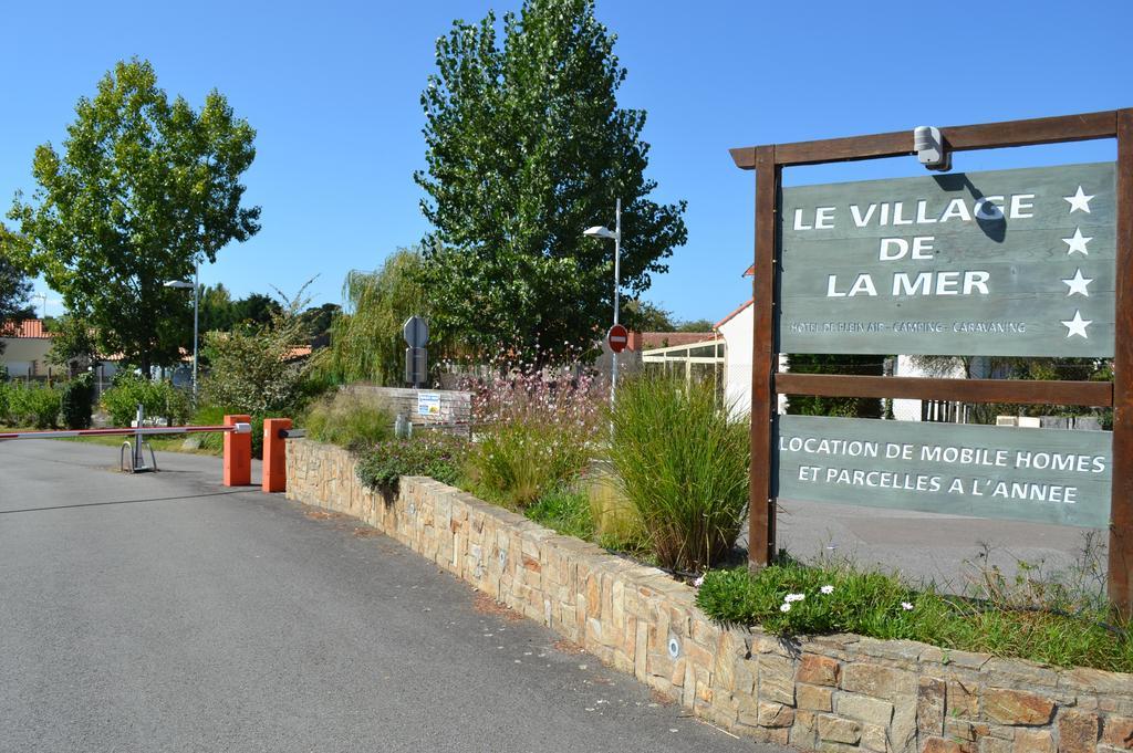 Camping Le Village De La Mer Les Moutiers Exterior foto